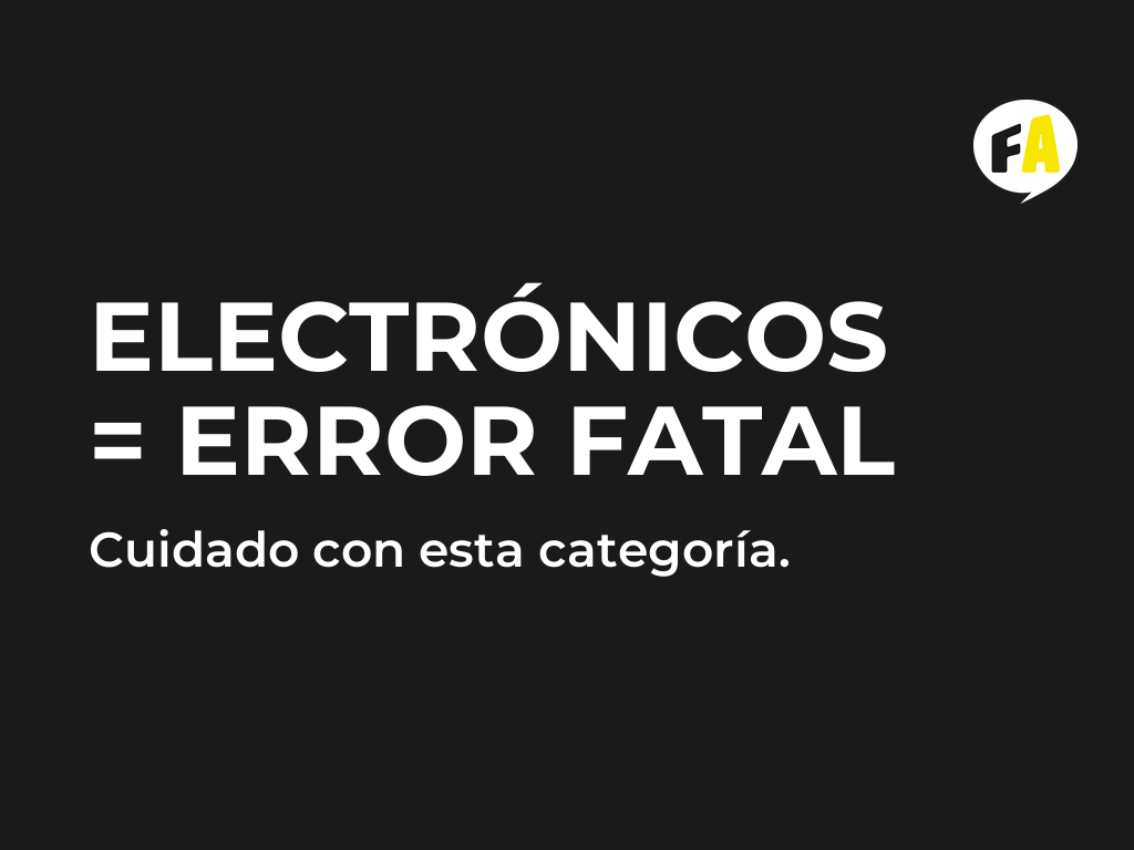 Productos Eléctricos vs Electrónicos en Amazon: Por Qué Nunca Empezar con Electrónicos